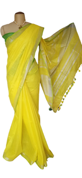 Khadi Linen Saree SILK ZONE